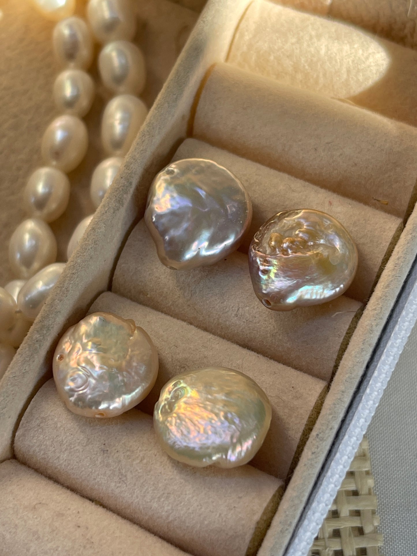 Perla barroca rose gold