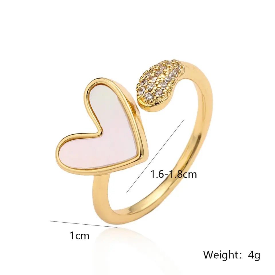 Anillo corazón