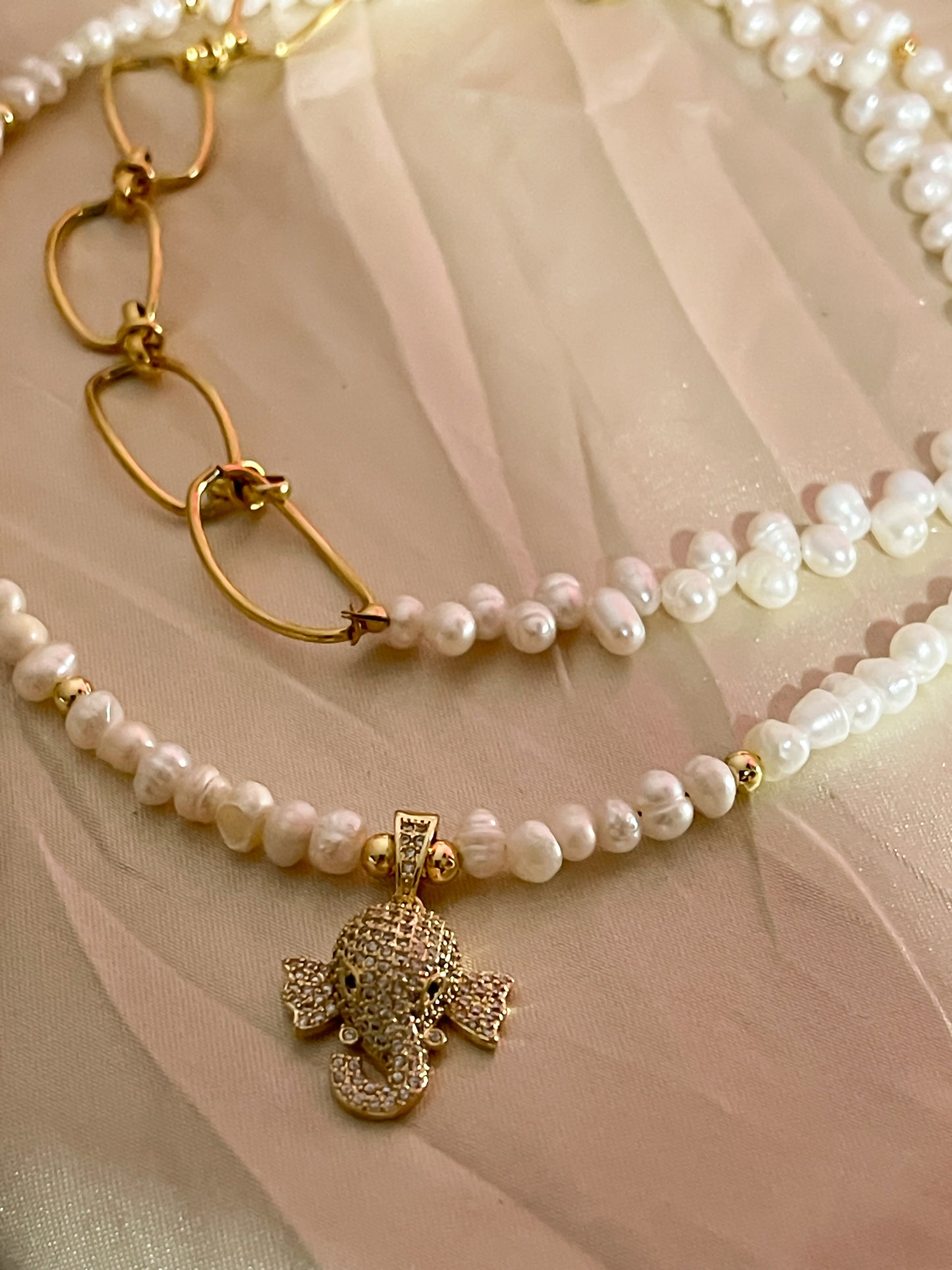 Collar de Perlas elefante