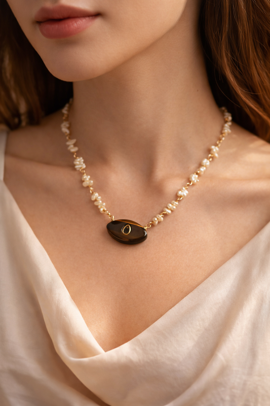 Collar con ojo de tigre