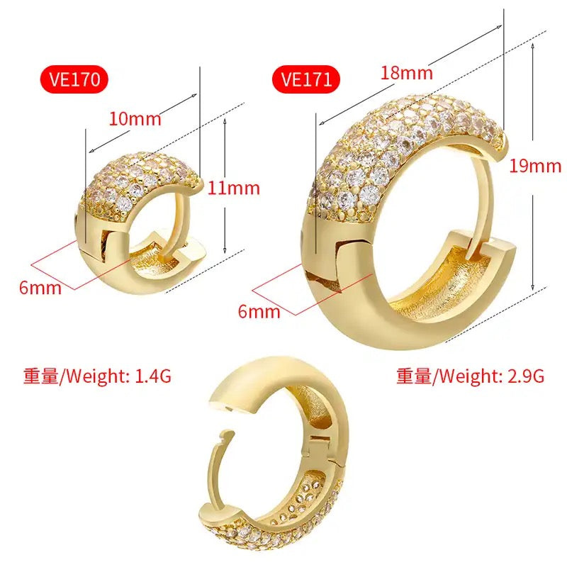 Hoops zirconia 18mm