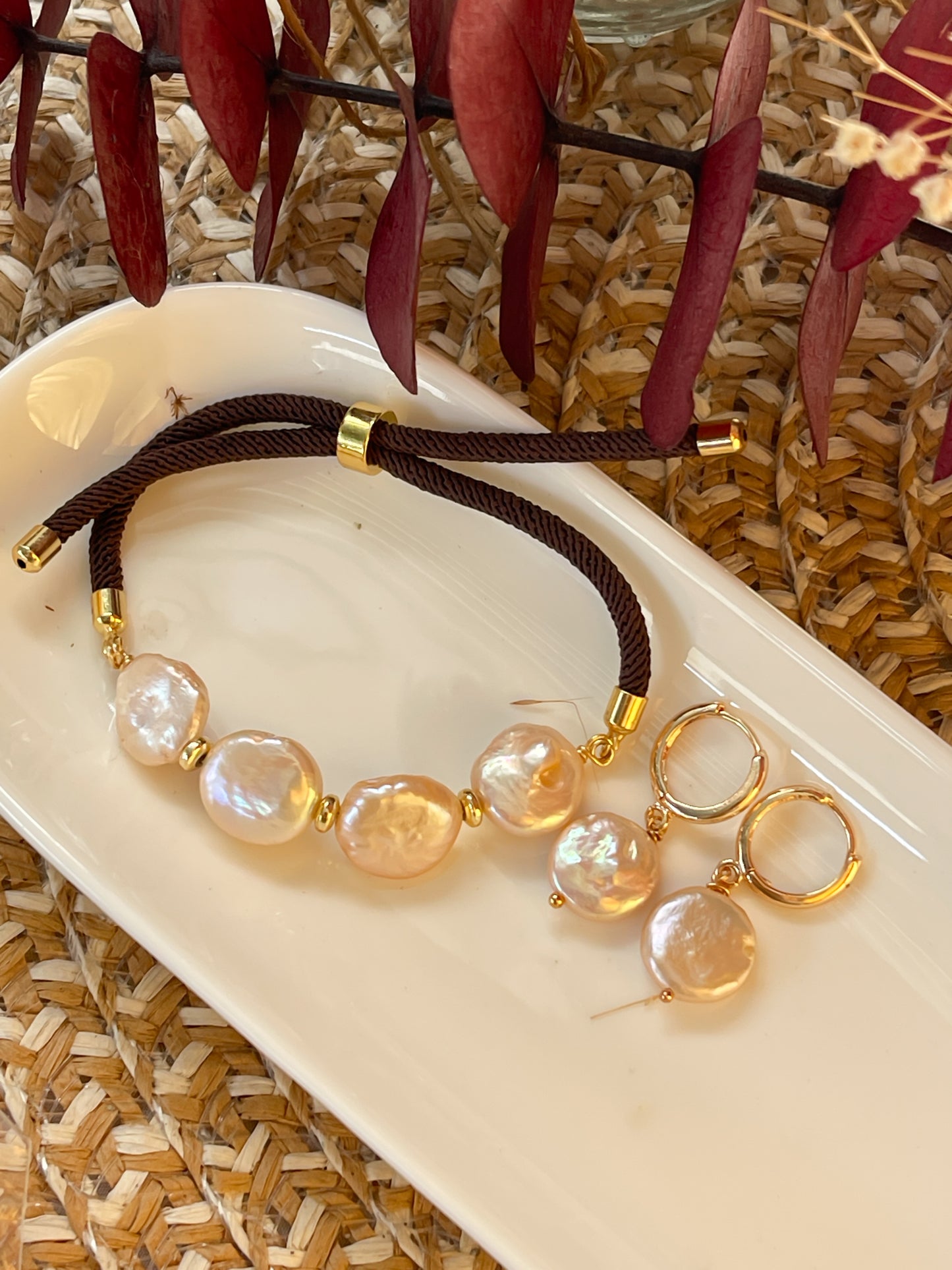 Set de barroca rose gold