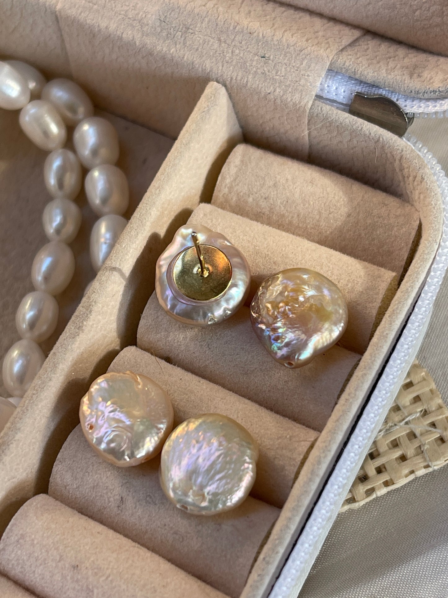 Perla barroca rose gold