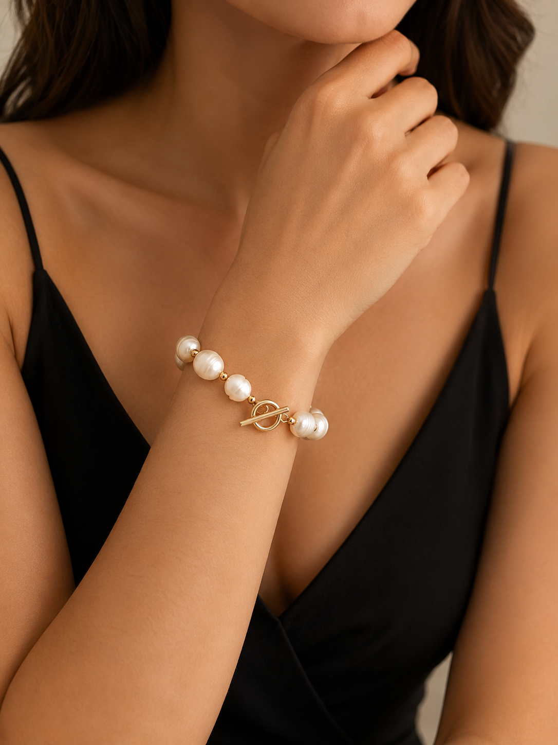 Pulsera broche de T