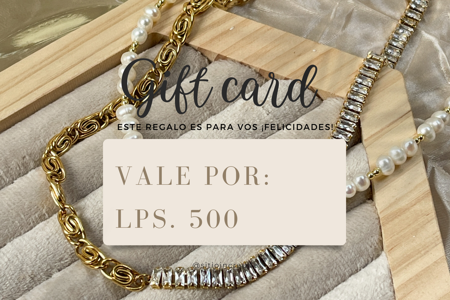 Tarjeta de regalo