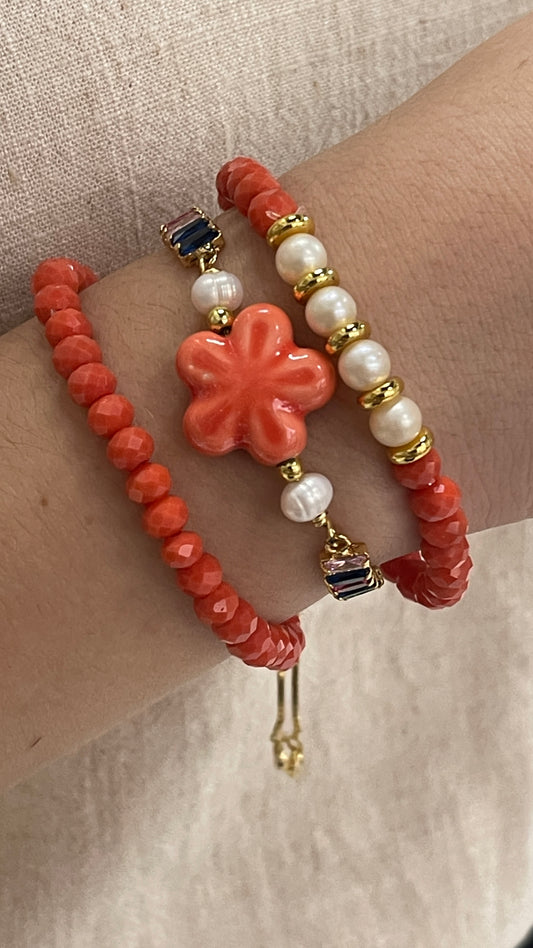 Set pulsera naranja