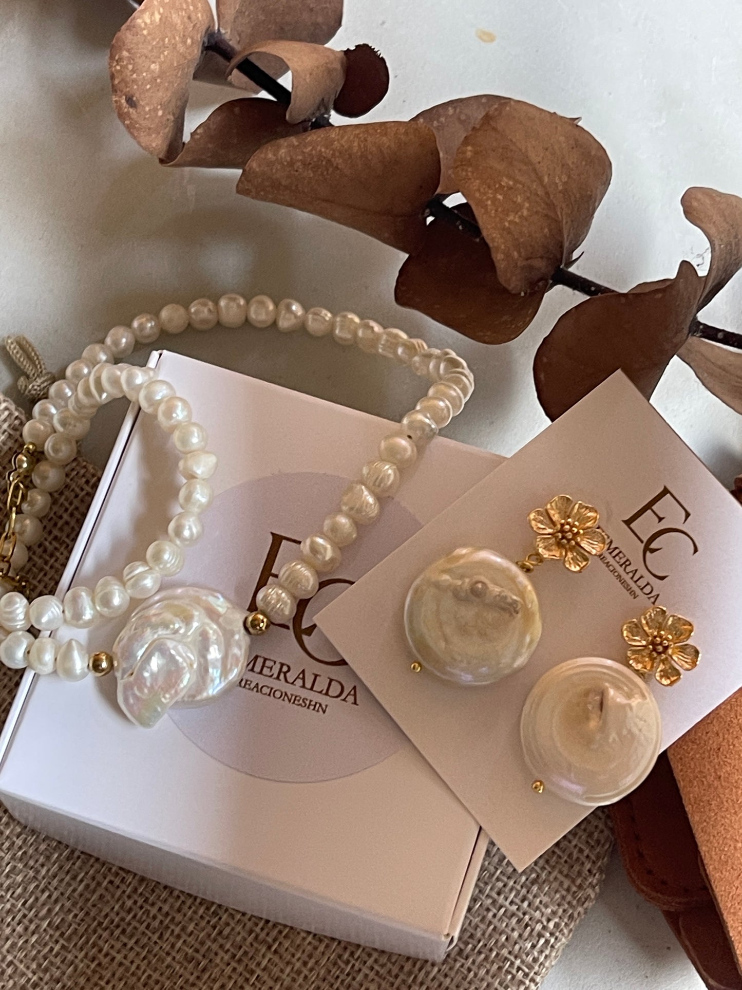 Set de perla barroca