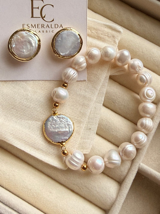 Conjunto pulsera y aretes
