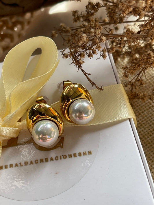 Aretes de perla