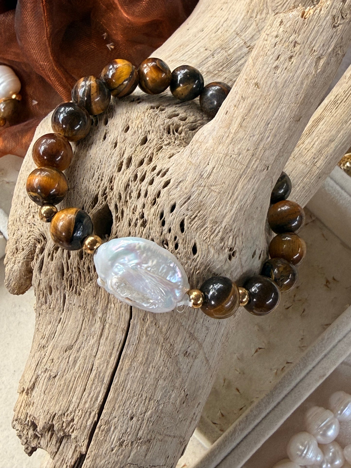 Pulsera ojo de tigre