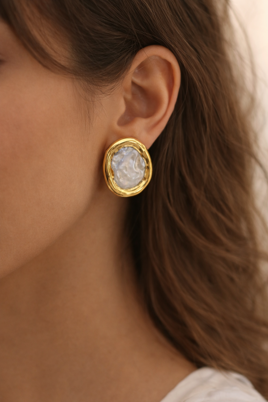 Arete de perla barroca