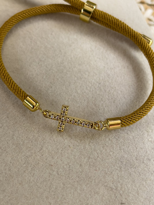 Pulsera cruz