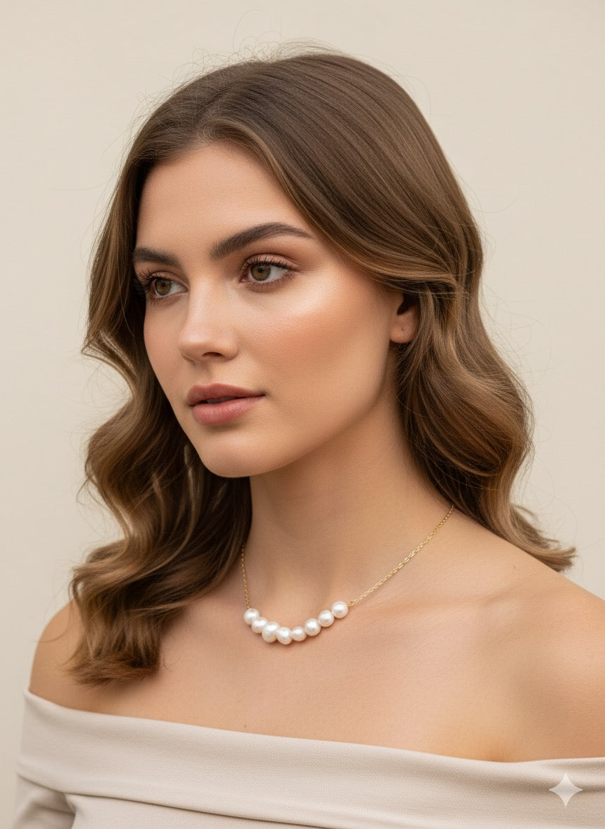 Cadena con perlas