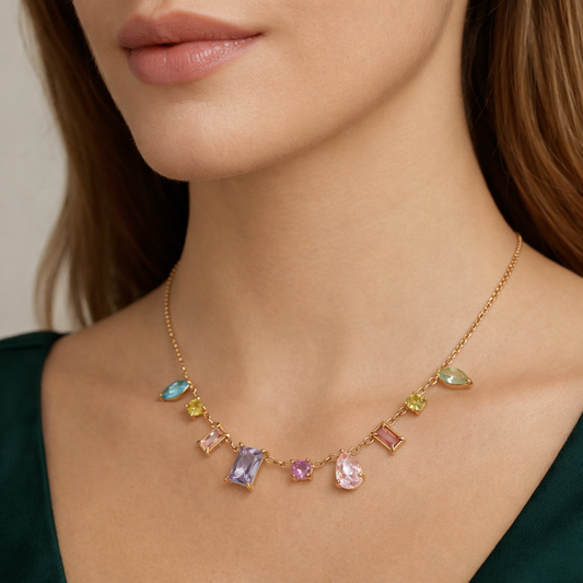 Cadena acero y zirconia