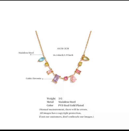 Cadena acero y zirconia