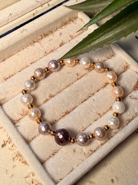 Pulsera perla shell