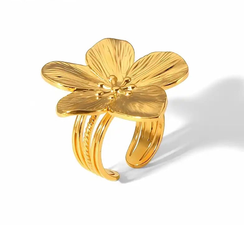 Anillo flor