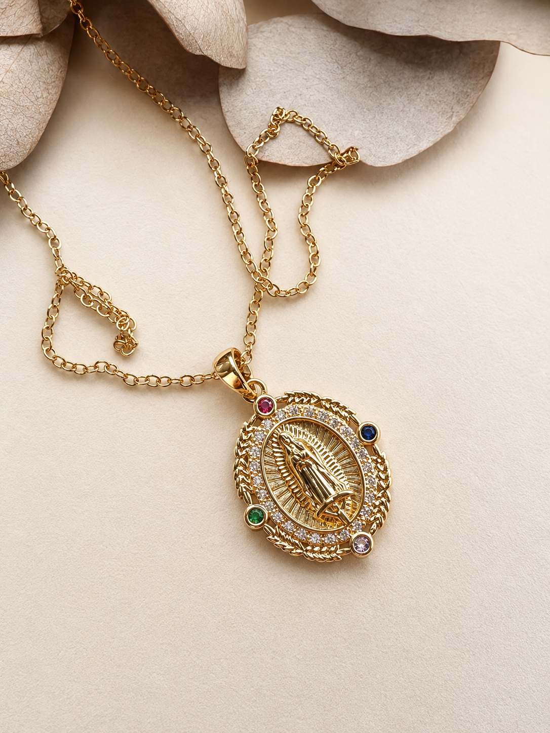 Cadena virgen de Guadalupe