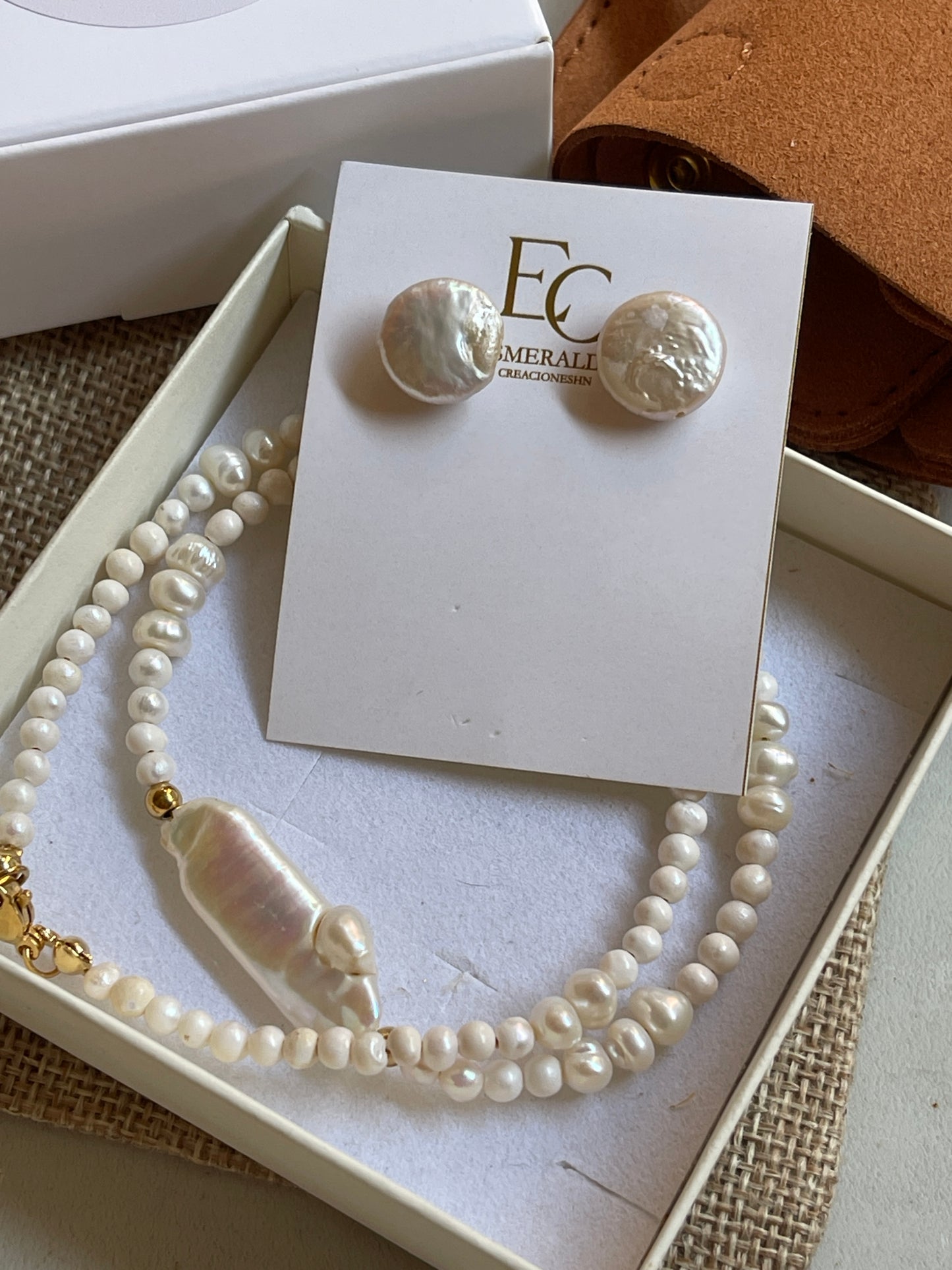 Set de perla barroca
