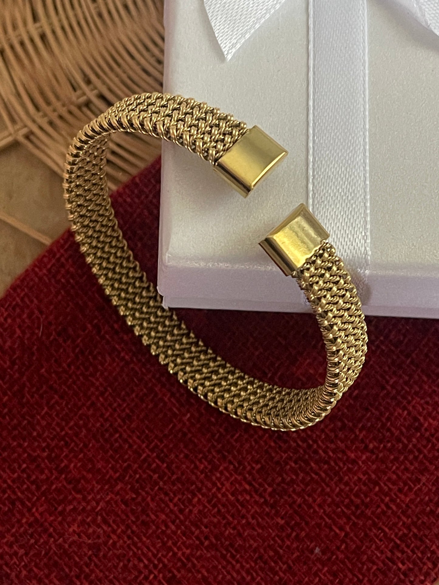 Brazalete de acero doble