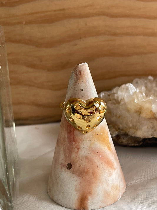 Anillo corazón