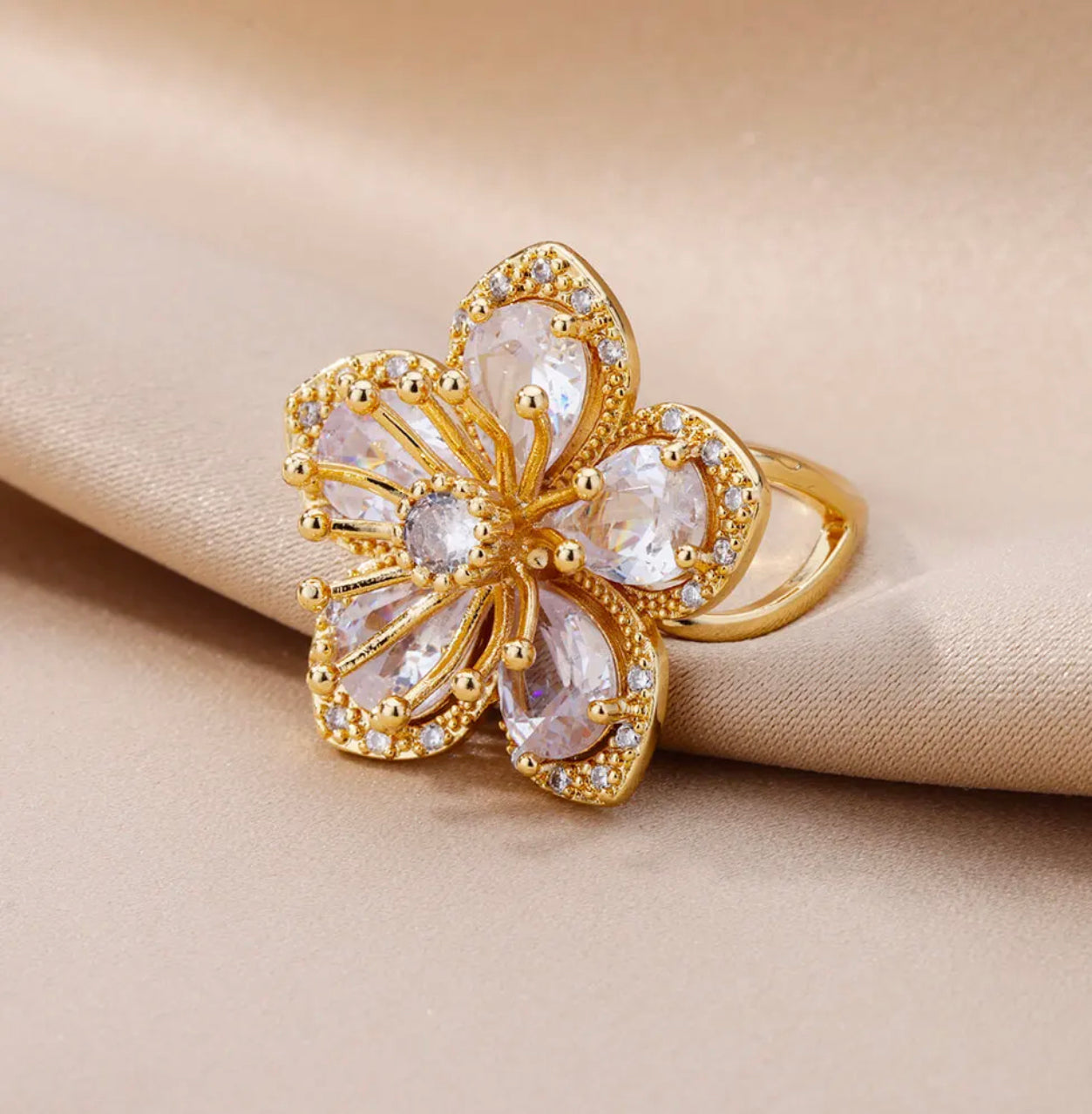 Anillo flor