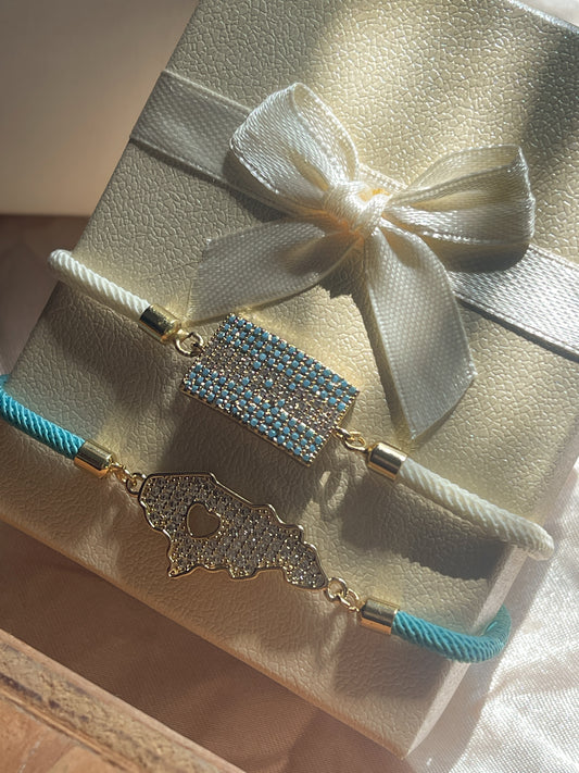 Set dos pulseras ajustables 🇭🇳