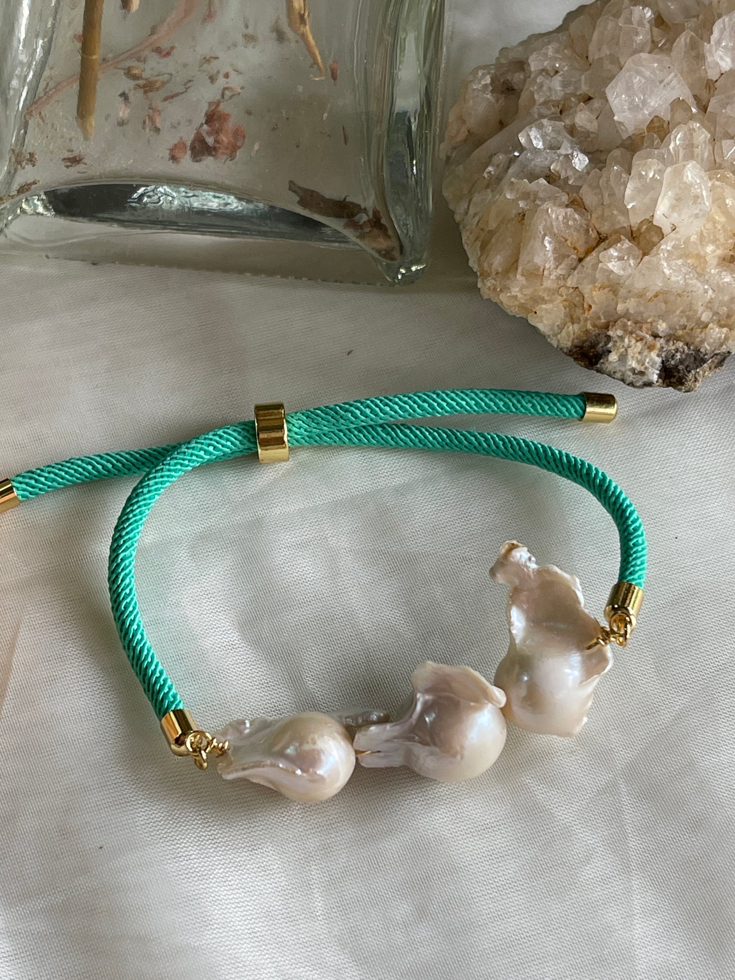 Pulsera de perla barroca