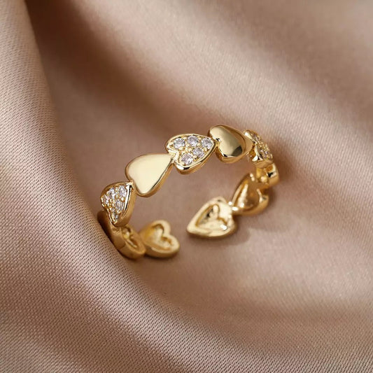 Anillo corazones